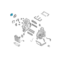 OEM 2010 Kia Rio5 Mode Actuator Diagram - 971541G000