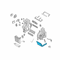 OEM 2006 Kia Rio Core Assembly-Heater Diagram - 971381G000