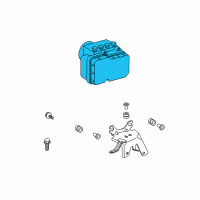 OEM Scion xD Actuator Assembly Diagram - 44050-52800