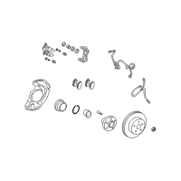 OEM 2016 Toyota Highlander Wheel Bearing Snap Ring Diagram - 90520-79002