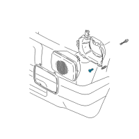 OEM 1996 Toyota Tacoma Headlamp Assembly Screw Diagram - 81136-12571