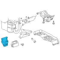 OEM 2010 Dodge Charger Support-Engine Support Diagram - 4578161AE