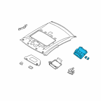 OEM Nissan Altima Lamp Assembly Map Diagram - 26430-ZX03C