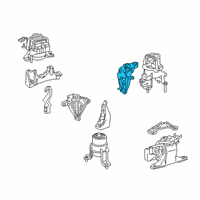 OEM 2020 Lexus ES300h Bracket Sub-Assembly, En Diagram - 12303-25040