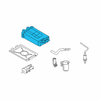 OEM 2008 Hyundai Sonata CANISTER Assembly Diagram - 31420-3K600