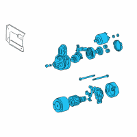 OEM 2011 Kia Sorento REMAN Starter Diagram - 361003C150RU