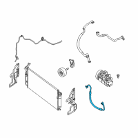 OEM 2007 Nissan Altima Hose Flexible, High Diagram - 92490-ZN51A