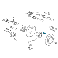 OEM Honda Element Bolt, Wheel (Thai Meira) Diagram - 90113-S5H-005
