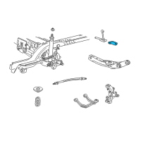 OEM 1997 Ford Taurus Stabilizer Bar Bracket Diagram - YF1Z-5B498-CA