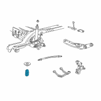 OEM 2002 Mercury Sable Coil Spring Diagram - 2F1Z-5560-BB