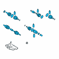 OEM 2021 Kia Soul Shaft Assembly-Drive, LH Diagram - 49500K0220