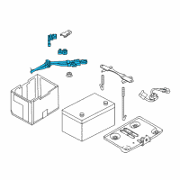 OEM Infiniti Q40 Cable Assy-Battery To Starter Motor Diagram - 24105-1NA0A