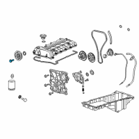 OEM Hummer H3T Crankshaft Balance Bolt Diagram - 11609792