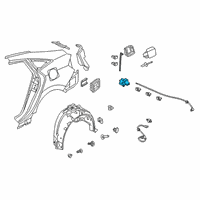 OEM 2020 Honda Insight ACTUATOR, FUEL LID Diagram - 74700-TXM-A02