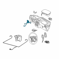 OEM Pontiac Grand Prix Coil Kit, Steering Wheel Inflator Restraint Module Diagram - 26087297