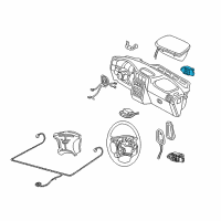 OEM 2002 Oldsmobile Silhouette Sensor Asm-Inflator Restraint Front End Discriminating Diagram - 10354928