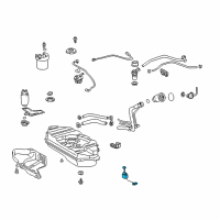 OEM 2000 Toyota Echo Fuel Gauge Sending Unit Diagram - 83320-52070