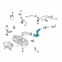 OEM 2003 Toyota Echo Filler Pipe Diagram - 77201-52290