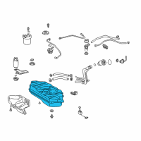 OEM 2006 Scion xB Fuel Tank Diagram - 77001-52180