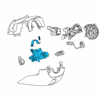 OEM 2020 Chevrolet Silverado 1500 Ignition Lock Diagram - 84990323