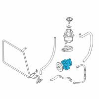 OEM BMW Z3 Exchange Power Steering Pump Diagram - 32-41-1-093-039