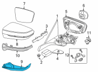 OEM 2020 BMW M850i xDrive Gran Coupe HOUSING LOWER SECTION, LEFT Diagram - 51-16-5-A1C-7E3