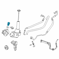 OEM 2013 GMC Sierra 2500 HD Fitting-P/S Pump Diagram - 25924191