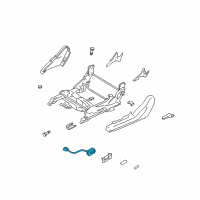 OEM 1997 Dodge Avenger Bezel-Power Seat Diagram - MR140159