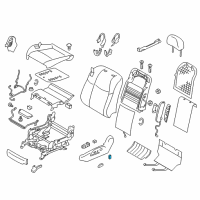 OEM 2013 Infiniti M35h Knob Switch Front Seat RECLINING LH Diagram - 87063-1ME2A