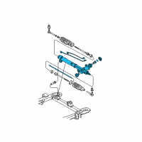 OEM 2006 Pontiac Grand Prix Gear Kit, Steering (Remanufacture) Diagram - 19330423