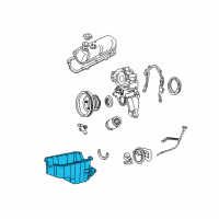 OEM 2000 Ford F-150 Oil Pan Diagram - 3L3Z-6675-CA