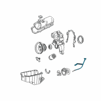 OEM 1998 Ford F-150 Tube Assembly Diagram - F75Z-6754-EB