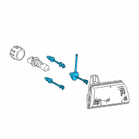 OEM 2007 Ford E-150 Adjust Screw Diagram - F2UZ13032A