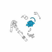 OEM 2004 Ford Excursion Turbocharger Diagram - 4C3Z-6K682-CDRM