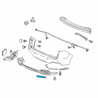 OEM 2018 Acura RDX Reflector Assembly, Left Rear Diagram - 33555-TS8-A52