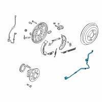 OEM 2016 Hyundai Accent Tube-Hose To Rear Brake, LH Diagram - 58742-1R000