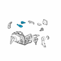 OEM Saturn L100 Mount Asm, Engine Front Diagram - 22666298