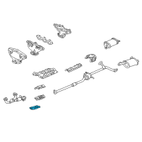 OEM 1999 Acura TL Cover (Lower) Diagram - 18181-P0G-A00