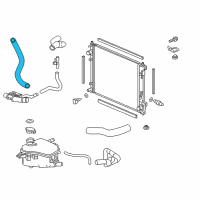 OEM 2016 Honda Civic Hose A, Water Lower Diagram - 19502-5BA-A00