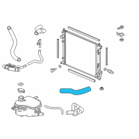 OEM 2018 Honda Civic Hose B, Water Lowe Diagram - 19504-5BA-A00