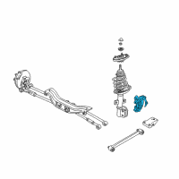 OEM 2001 Buick Regal Rear Suspension Knuckle Diagram - 18023002