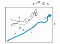 OEM 2020 GMC Sierra 3500 HD Vent Hose Diagram - 84639340