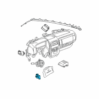 OEM 2004 Jeep Grand Cherokee Sensor-Air Bag Diagram - 56010410AC