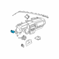 OEM 2002 Jeep Grand Cherokee Sensor-Air Bag Diagram - 56010319AC