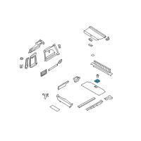 OEM 2008 BMW 535xi Handle, Floor Carpet-Luggage Comp Diagram - 51-47-6-958-162