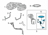 OEM 2017 Ram ProMaster 3500 O Ring-Fuel Pump And Level Unit Diagram - 68079799AA