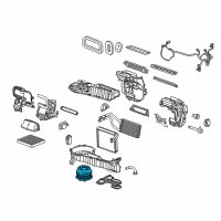 OEM 2016 GMC Canyon Blower Motor Diagram - 84355032