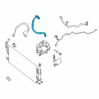 OEM Nissan Leaf Hose-Flexible, Low Diagram - 92480-3NK0A