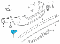 OEM 2020 BMW 228i xDrive Gran Coupe ULTRASONIC SENSOR, MELBOURNE Diagram - 66-20-9-472-244