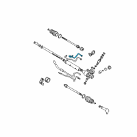 OEM 1999 Kia Sephia Pipe-Pressure, Lt Diagram - 0K2A232452A